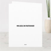 CARTE ANNIVERSAIRE FUNNY VOUS AVEZ L'AIR DE MAGNIFIER FI (Dos)