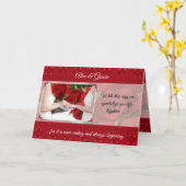 Carte Anniversaire gay / lesbienne avec des roses rouges (Fleur jaune)