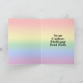 Carte Anniversaire Gay Personnalisé (Intérieur)