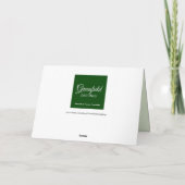 Carte Anniversaire général Le Manoir York Angleterre (Dos)