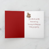 Carte Anniversaire Général, Mignonne Otter, Animal Drôle (Intérieur)