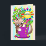 Carte Anniversaire - Girlfriend - Kitty Cat Célébrer<br><div class="desc">Voir la même image pour une foule d'âges différents de 1-13 et aussi pour Secret Pal,  Ami,  Girfriend,  Soeur</div>