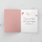 Carte Anniversaire Gladiolus Bouquet dans une fenêtre en (Intérieur)