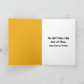 Carte Anniversaire Gnome et Kitten noir sur Citrouille (Intérieur)