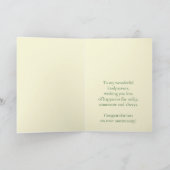 Carte Anniversaire Godparents Rose jaune (Intérieur)