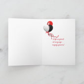 Carte Anniversaire Golden Retriever (Intérieur)