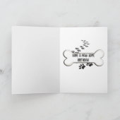 Carte Anniversaire Golden Retriever dans un masque (Intérieur)