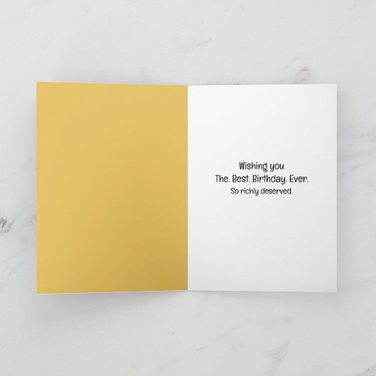 Carte Anniversaire Golden Retriever dans une conception (Intérieur)