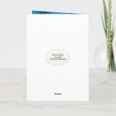 Carte Anniversaire Golden Retriever Sur Plaid (Dos)