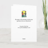 Carte Anniversaire - Golf - Bal (Dos)