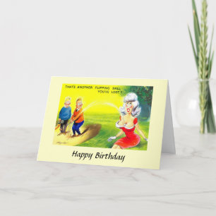 Carte Anniversaire - Golf - Lost Ball