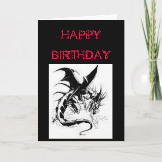 Carte Anniversaire Gothique Zazzle Be