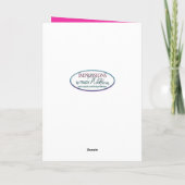 Carte Anniversaire, Grand-fils, souris, collection Kalei (Dos)