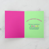 Carte Anniversaire, Grand-fils, souris, collection Kalei (Intérieur)