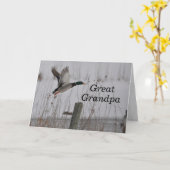 Carte Anniversaire Grand Grand-Papi (Fleur jaune)