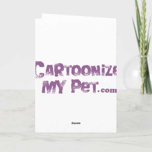 Carte Anniversaire Great Dane (Dos)