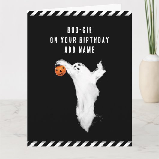 Carte Anniversaire Halloween (Devant)