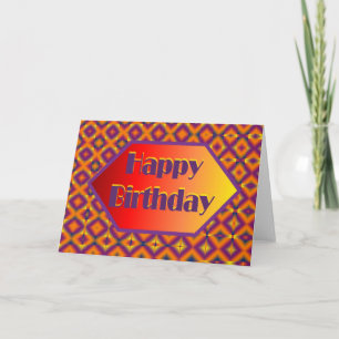 Carte anniversaire heureux