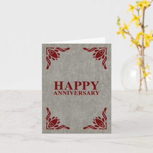 Carte anniversaire heureux (Fleur jaune)