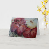Carte anniversaire heureux (Fleur jaune)