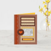 Carte anniversaire heureux (album) (Fleur jaune)