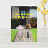 Carte Anniversaire heureux au mari ! (Fleur jaune)