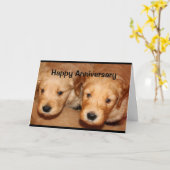 Carte Anniversaire heureux aux couples mignons d'A nom (Fleur jaune)