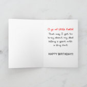 Carte anniversaire heureux de la Bible africaine américa (Intérieur)