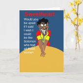 Carte anniversaire heureux de la Bible africaine américa (Fleur jaune)