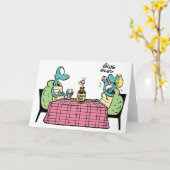 Carte Anniversaire heureux de tortue de marais (Fleur jaune)