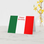 Carte anniversaire heureux en Italie (Fleur jaune)