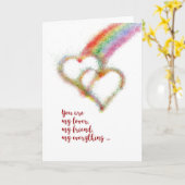 Carte Anniversaire heureux, épouse, lesbienne, (Fleur jaune)