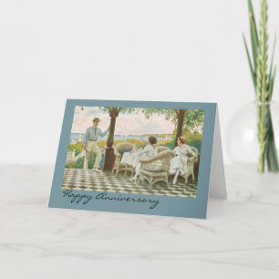 Carte Anniversaire heureux pour des amants de tennis