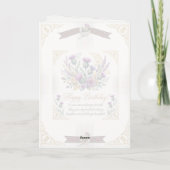Carte Anniversaire Highland Thistle (Dos)