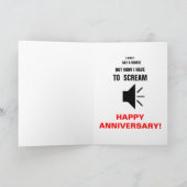 Carte Anniversaire hors sac (Intérieur)
