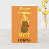 Carte Anniversaire Hot Potato (Fleur jaune)