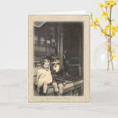 Carte Anniversaire ~Hugo (Fleur jaune)