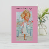 Carte anniversaire humoristique (Debout devant)