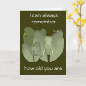 Carte Anniversaire - Humoristique (Fleur jaune)