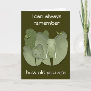 Carte Anniversaire - Humoristique