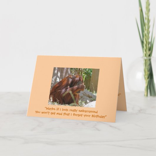 Carte Anniversaire, Humoristique (Devant)