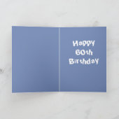 Carte Anniversaire humoristique de cactus de Saguaro (Intérieur)