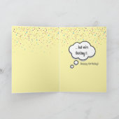 Carte Anniversaire Humour avec colliers (Intérieur)