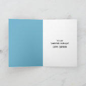 Carte Anniversaire Humour Mouette perchée sur un lion de (Intérieur)