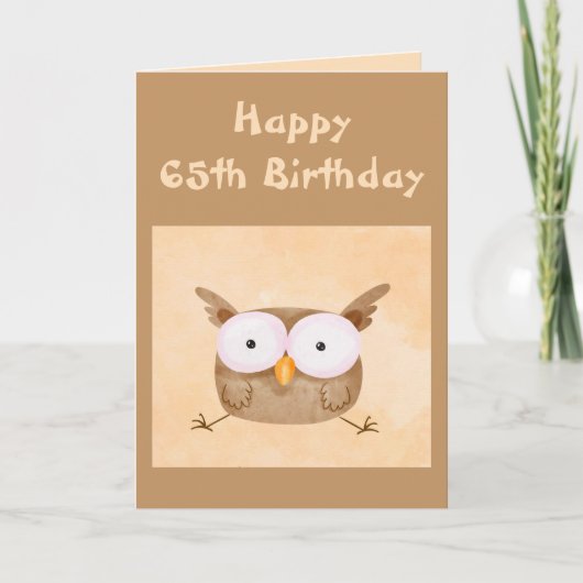Carte Anniversaire Humour plus sage astucieux choses Cus (Devant)