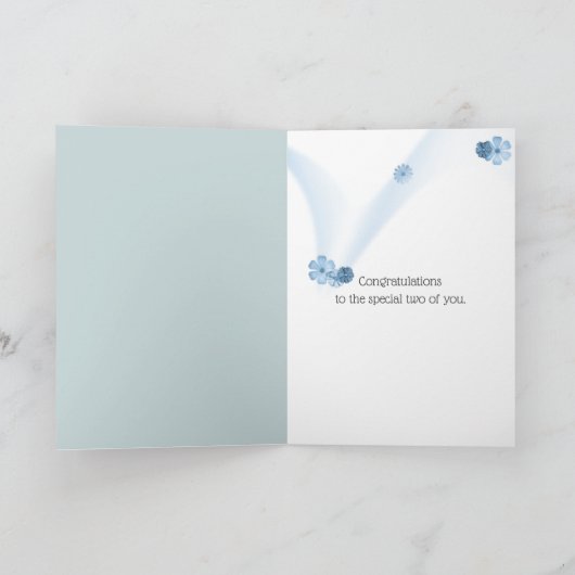 Carte Anniversaire Hydrangea Bouquet (Intérieur)