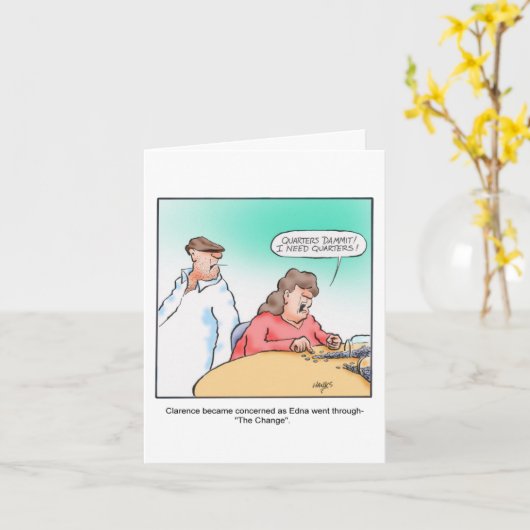 Carte Anniversaire idiot (Fleur jaune)