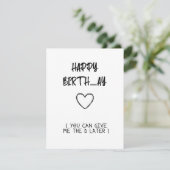 Carte Anniversaire imprimable pour ami de mari (Debout devant)