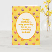 Carte Anniversaire Incroyable (Fleur jaune)