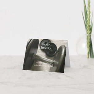Carte Anniversaire Inspirant pour Haltérophile